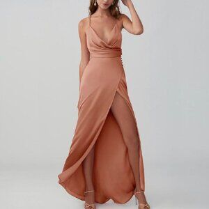 Fame & Partners strappy button dress